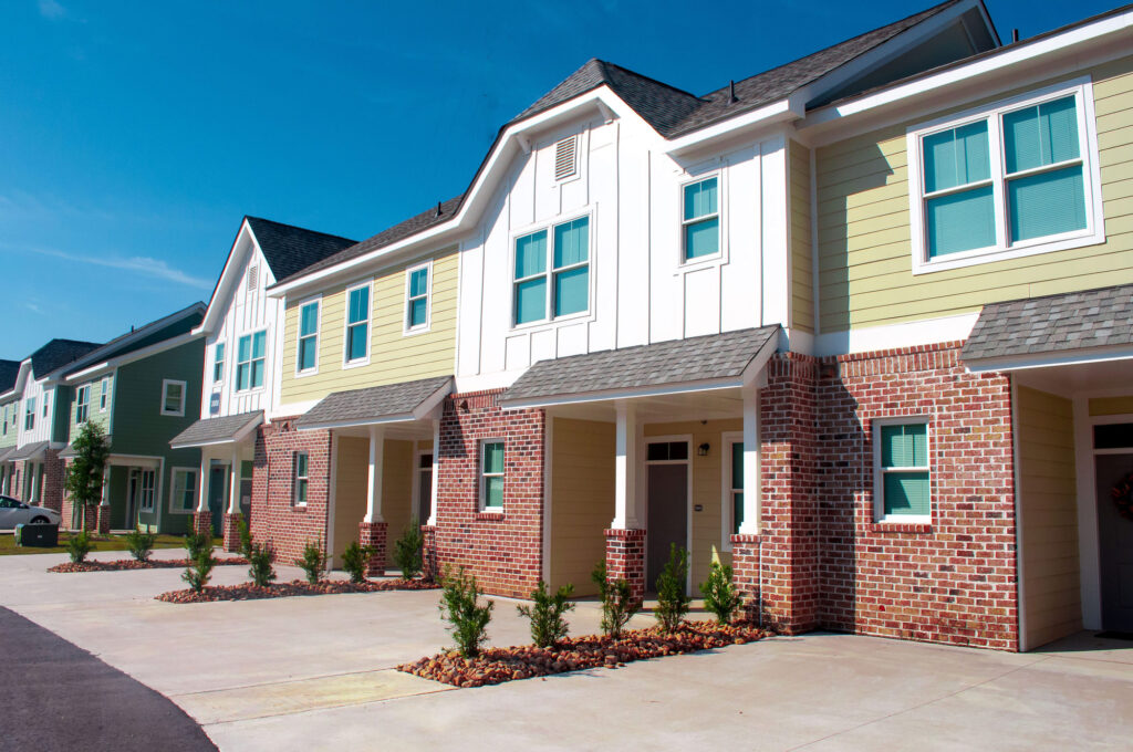 Exterior of The Arden apartments